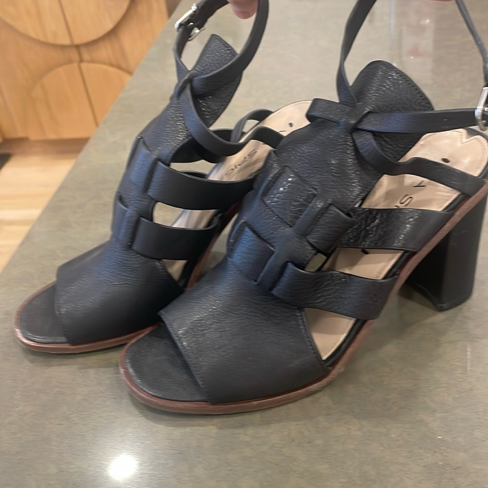 Via Spiga heel sandal size 6.5M EUR 37 black